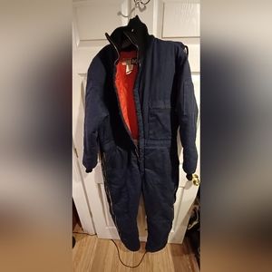 Wear Gaurd full-body snow suit zippered legs & zip off hood good condition vinta